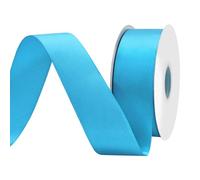 BVIEAKD 40mm Wide 45m Double Face Turquoise Satin Ribbon Fabric Ribbon for Gift Wrapping Very Suitable for Weddings Decoration Bouquet Sewing Invitation Party & Home Decor