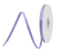 BVIEAKD 6mm Wide 45m Double Face Light Purple Satin Ribbon Fabric Ribbon for Gift Wrapping Very Suitable for Weddings Decoration Bouquet Balloons Arts Craft Sewing Hair Bow Invitation