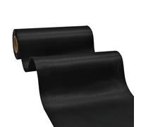 BVIEAKD Wide Black Satin Ribbon 8 Inch x 25 Yards Solid Fabric Ribbon for Cutting Ceremony kit Grand Opening Wedding Birthday Party Decoration Bows Chair sash