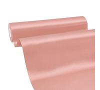 BVIEAKD Wide Dusty Pink Satin Ribbon 12 Inch x 25 Yards Solid Fabric Ribbon for Cutting Ceremony kit Grand Opening Wedding Birthday Party Decoration Bows Chair sash