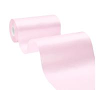 BVIEAKD Wide Light Pink Satin Ribbon 6 Inch x 25 Yards Solid Fabric Ribbon for Cutting Ceremony kit Grand Opening Wedding Birthday Party Decoration Bows Chair sash