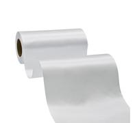 BVIEAKD Wide White Satin Ribbon 6 Inch x 25 Yards Solid Fabric Ribbon for Cutting Ceremony kit Grand Opening Wedding Birthday Party Decoration Bows Chair sash