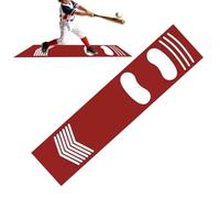 Bvizyelck Baseball Mats for Hitting,Softball Training Supplies | Non-Slip Softball Trainer Mat | for Backyard Gym Camp League Vacation Garden Beginners Amateur Players School Teams Retirees