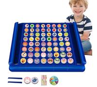 Bvizyelck Board Reverse Matching Chess,64-Piece Set Challenging Logical Thinking Activity | Chess Board Game for Kids,for Children Boy Girl Family Kindergarten Traveling Dormitory Classroom Living