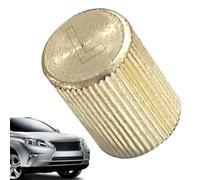 Bvizyelck Car Air Conditioning Vent Cap | Copper Leakproof Dust Protection,Refrigeration Service Valve Caps - for Automotive HVAC Air Conditioner Radiator Line Vent Repair Maintenance Service