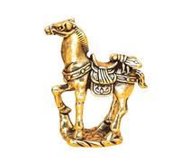 Bvizyelck Chinese Horse Statue - Collectible Fortune Desktop Figure - Wealth Horse Figurine,for Desktop Home Shelf Desk Tabletop Table Decor