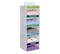 Bvizyelck Clothes Organizer for Kids | Five-Tiered Clothing Storage Organization - Clothes Organizer for School Days | for Children's Room School Dorm Home Closet Wardrobe Door Baby Teen Girls Men