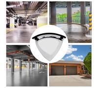 Bvizyelck Convex Safety Mirror | Parking Blind Spot Acrylic Safety Mirror,High Visibility Security Supplies for Indoor Outdoor School Parking Alleyways Office Driveway Retail Store