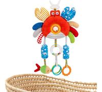 Bvizyelck Crib Toys | Stimulation Sensory Activity with Crinkle - Clip On Stroller Toy,for Boys Girls Children Indoor Home Outdoor Walking Travel Vacation