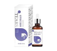 Bvizyelck Dog Tear Stain Remover - Multipurpose Pet Tear Stain Remover Dog Eye Drops | Natural Drops Tear Stain Remover Solution for Home Pet Shops