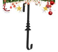 Bvizyelck Door Hanger for Wreath | Metal Over The Door Christmas Wreath Hook,Welcome Sign Holder Home Offices Ornament for Fall Easter Halloween Spring Porch Decor