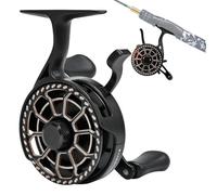 Bvizyelck Fishing Reel,Magnetic Drop System Fly Reel - Lightweight Fishing Wheel | for Trout Salmon Catfish Adults Men Youth Beginner Freshwater Saltwater River Lake