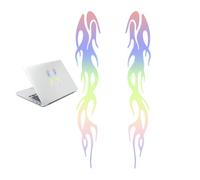 Bvizyelck Flame Stickers for - Reflective Stickers | Flame Reflective Sticker for Car, Flame Racing Sports Stripe Decal for Golf Cart, Waterproof Decal Decoration