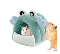 Bvizyelck Hamster Hut | Plush Hedgehog Habitat House,Full-Coverage Crab Shaped for Chinchilla Mice Ferret Bunny Gerbil Playroom Bedroom Setup W