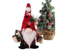 Bvizyelck Knit Gnome Doll - Whimsical Winter Festive - Christmas Faceless Gnome Decor Knit Doll - for Nightstand Dining Table Living Room Bedroom Dorm Room Apartment Cafe