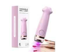 Bvizyelck LED Light for Gel Nails - 3W Rechargeable UV Lamp with 2 Timer Settings | Portable Acrylic Nail Light | for Spa Center Beauty Salon Travel Vacation Office Campus Apartment Dormitory