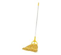 Bvizyelck Mop With Strings - 4-Section Detachable Sweeping Cloth,Cotton Mops Floor Cleaning | for Bathroom, Kitchen, Living Room, Bedroom, Balcony, Classroom, Dormitory, Apartment, Wood Floor, Home
