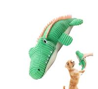 Bvizyelck Plush Toys for Dogs | Dog Plush Toys for Large Pet,Soft Crocodile Stuffed Animal Teething Chew Pet Supplies for Puppy & Large Doggy
