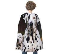 BVKWNTSA Adults Dalmatian Dog Printed Cape, Men Women Super Hero Costumes,Halloween Costumes