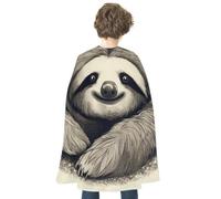 BVKWNTSA Adults Sloth My Spirit Animal Printed Cape, Men Women Super Hero Costumes,Halloween Costumes