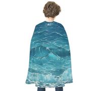 BVKWNTSA Adults The Deep Ocean Printed Cape, Men Women Super Hero Costumes,Halloween Costumes