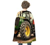 BVKWNTSA Adults Tractor Theme Printed Cape, Men Women Super Hero Costumes,Halloween Costumes
