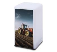 BVKWNTSA Compact LED Table Lamp Soft, Warm Tractor Farm Printed Light for Bedroom Design Ideal for Night Use