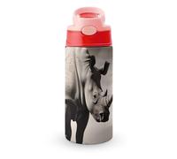 BVKWNTSA Drinking Cups for Kids, South Africa Animal Printed Kids Water Bottle,BPA-Free Insulated Water Bottle with Stainless Steel Leak Proof for School,Sport&Travel