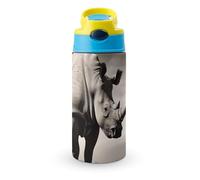 BVKWNTSA Drinking Cups for Kids, South Africa Animal Printed Kids Water Bottle,BPA-Free Insulated Water Bottle with Stainless Steel Leak Proof for School,Sport&Travel