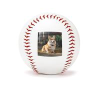 BVKWNTSA Durable Personalized Dog Corgi Printed Baseball for Players & Gifts, Classic PU Baseball for Training And Collecting