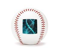 BVKWNTSA Durable Personalized Science Gene Strand Printed Baseball for Players & Gifts, Classic PU Baseball for Training And Collecting