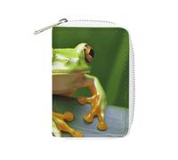 BVKWNTSA Fashion Leather Tree Frog Baby Printed Card Holder, Large Capacity Card Holder Small and Convenient Easily Put Into Pockets, Carry-on Bags, Backpacks, Etc. Meet Your Convenient Storage Needs
