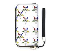 BVKWNTSA Fashionable Large-Capacity Stars Eastern Stars Printed Leather Wallet Vertical, Internal Multi-Compartment Design - Meet Your Diverse Travel Needs