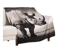 BVKWNTSA Large Flannel Fleece Throw Blanket, South Africa Animal Printed Cozy Lightweight Thick Blanket - All Seasons Suitable for Women