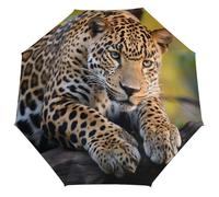 BVKWNTSA Manual Folding African Leopard_79050136 Printed Umbrella for Sunny And Rainy Days. Summer Travel And Rainy Days. Sunny And Rainy Days. Worry-free Travel