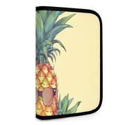 BVKWNTSA Set Tool Pouches, Funny Pineapple Printed Big Capacity Storage Pouch, Art Supply Storage Box, Durable Tool Zipper Pouches