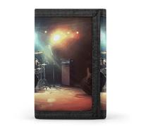 BVKWNTSA Stylish and Durable Rock Band Stage1 Printed Tri-fold Wallet, Multi-Card Slots, Large Capacity and Portable
