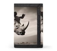 BVKWNTSA Stylish and Durable South Africa Animal Printed Tri-fold Wallet, Multi-Card Slots, Large Capacity and Portable