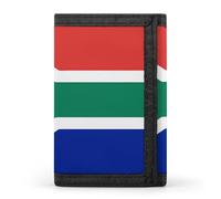 BVKWNTSA Stylish and Durable South Africa Flag Printed Tri-fold Wallet, Multi-Card Slots, Large Capacity and Portable