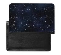 BVKWNTSA Stylish and Practical Cluster of Stars in Night Sky Printed Passport Protector is Your Perfect Travel Companion, Fully Protecting Your Passport Safety.