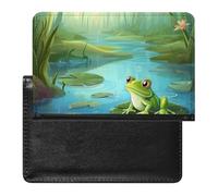 BVKWNTSA Stylish and Practical Frog in A Pond_77199281 Printed Passport Protector is Your Perfect Travel Companion, Fully Protecting Your Passport Safety.