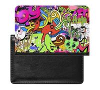 BVKWNTSA Stylish and Practical Graffiti Drawing_77473685 Printed Passport Protector is Your Perfect Travel Companion, Fully Protecting Your Passport Safety.