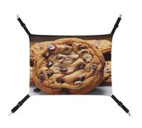 BVKWNTSA Suitable for All Seasons! Canvas Chocolate Cookie Printed Pet Hammock, Hanging Cat And Dog Bed, Breathable And Comfortable Essential