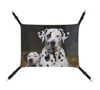BVKWNTSA Suitable for All Seasons! Canvas Dalmatian Dog Printed Pet Hammock, Hanging Cat And Dog Bed, Breathable And Comfortable Essential