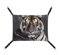 BVKWNTSA Suitable for All Seasons! Canvas Tiger at Rest Printed Pet Hammock, Hanging Cat And Dog Bed, Breathable And Comfortable Essential