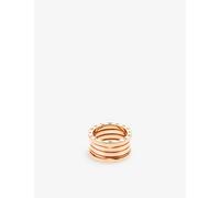 Bvlgari Bvlgari B.Zero1 Four-Band 18ct Rose-Gold Ring Rose Gold 57mm