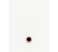 Bvlgari Bvlgari Bvlgari 18ct Rose-Gold and Onyx Single Earring