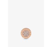 Bvlgari Bvlgari Bvlgari 18ct Rose-Gold and Pavé Diamond Earring Rose Gold 1 Size