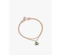 Bvlgari Bvlgari Divas' Dream 18ct Rose-Gold and Malachite Bracelet Rose Gold S/M