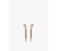 Bvlgari Bvlgari Serpenti Viper 18ct Rose-Gold, 1.74ct Brilliant-Cut Diamond and Onyx Drop Earrings Rose Gold 1 Size